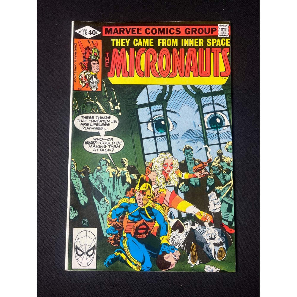 Marvel Comics The Micronauts Issue 18 June 1980 They Came From Inner‎ Space